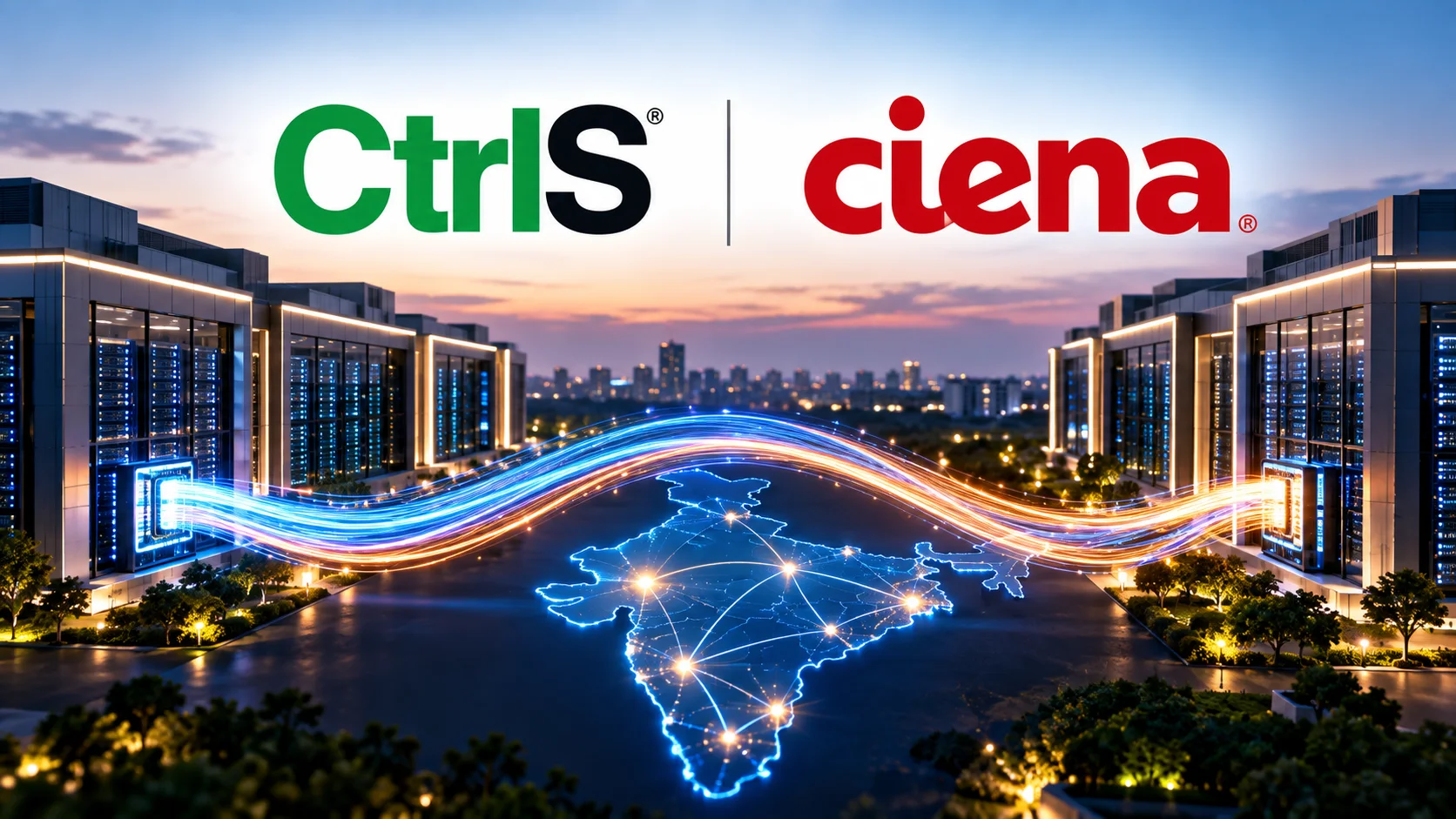 CtrlS and Ciena optical network connecting Indian data centers for AI and cloud workloads